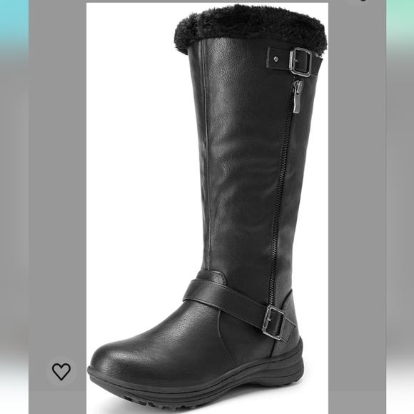 Dream Pairs women's winter fully lined faux fur boots, new without box - Picture 3 of 11